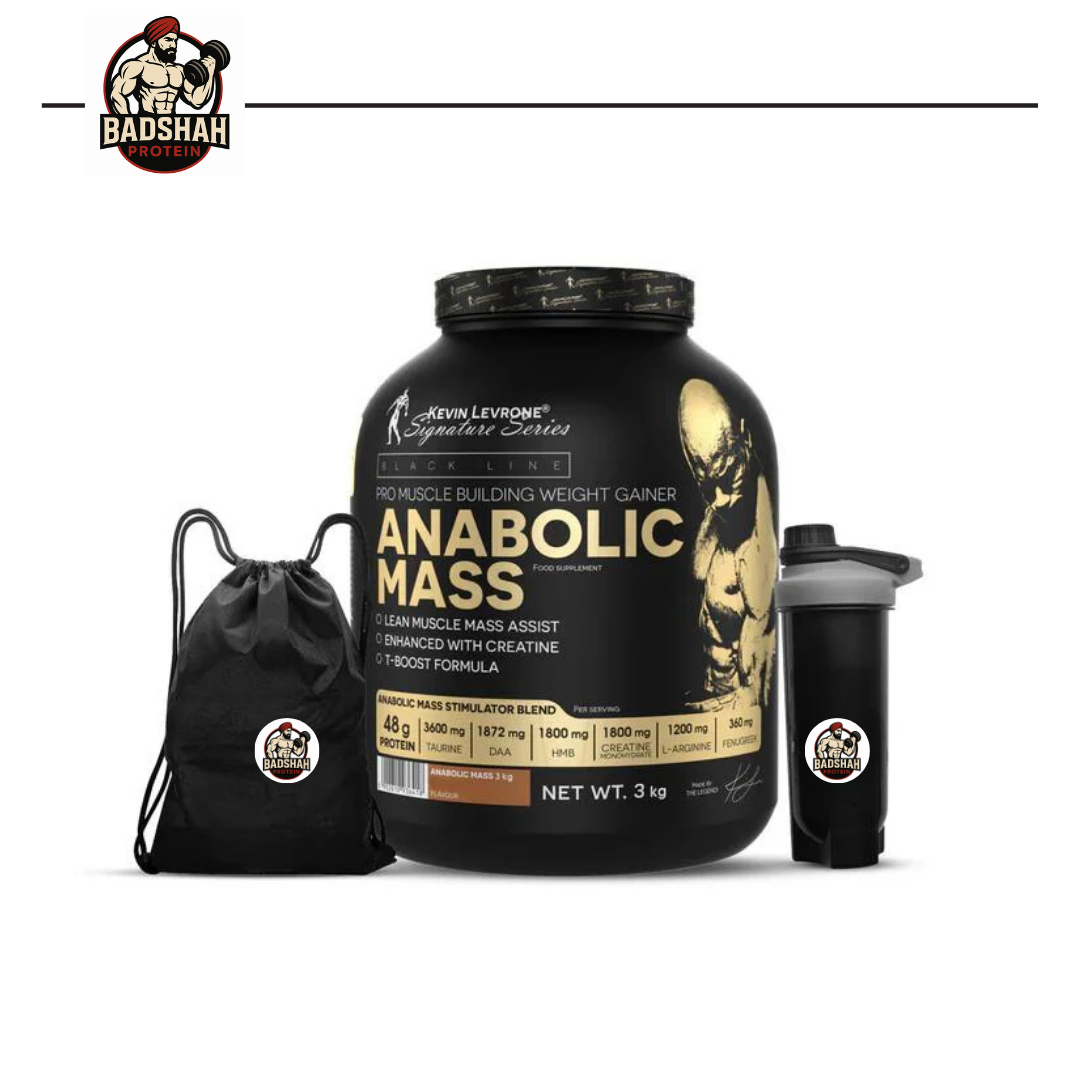 Kevin Levrone Anabolic Mass Box 3Kg Weight gainer With Package