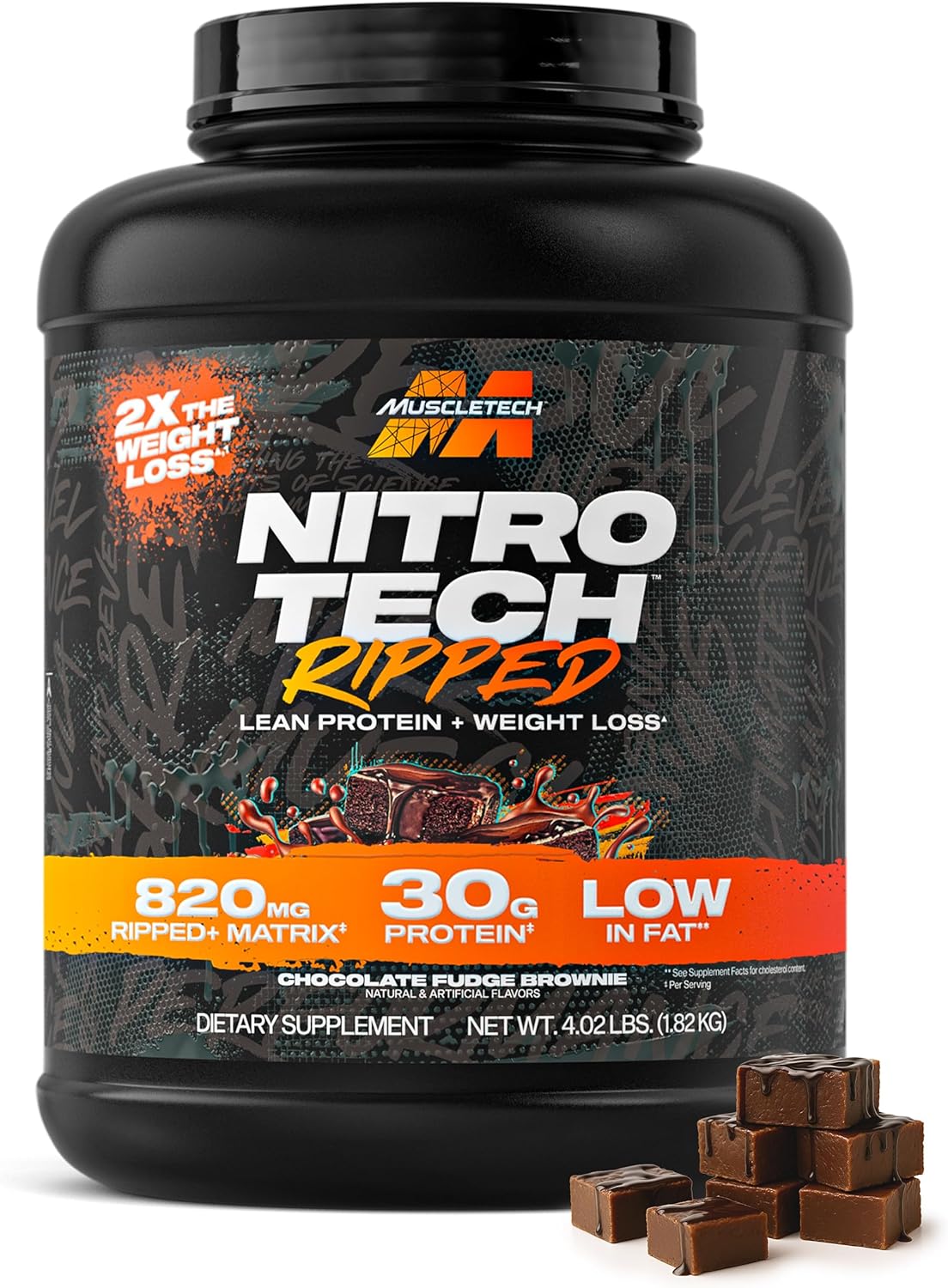 Nitrotech Ripped - 4 LBS chocolate flaour
