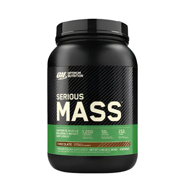 Optimum Nutrition Serious Mass, Chocolate 6 LB, 1,250 CALORIES